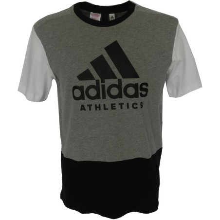 Adidas t-shirt bambino grigio