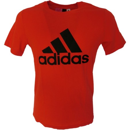 Adidas t-shirt bambino unisex rosso