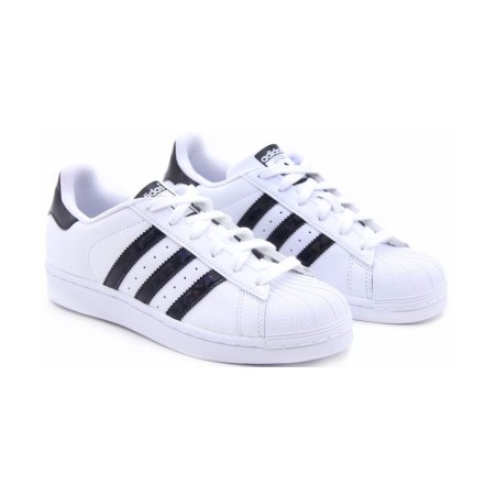 Adidas superstar J scarpe unisex bianco