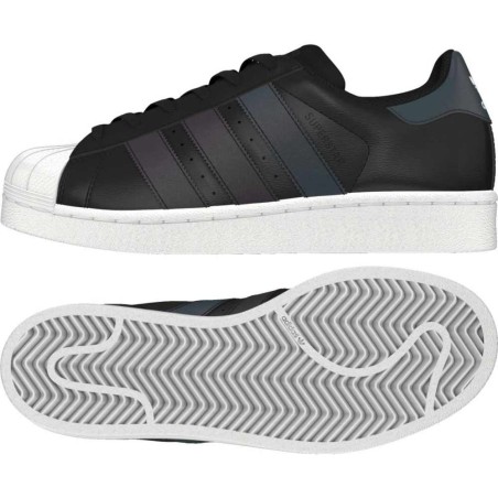 Adidas superstar J scarpe unisex nero