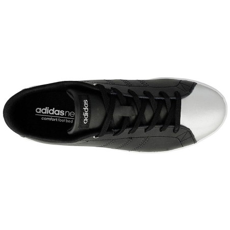 Adidas advantage scarpe unisex, nero-argento